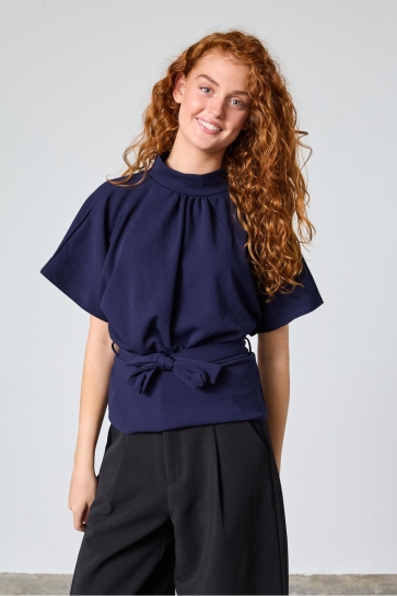 SisterS point T-shirt GIRL TOP6 18806 Navy