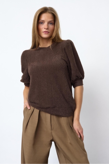 SisterS point Trui VESIA PUFF 20221 Brown