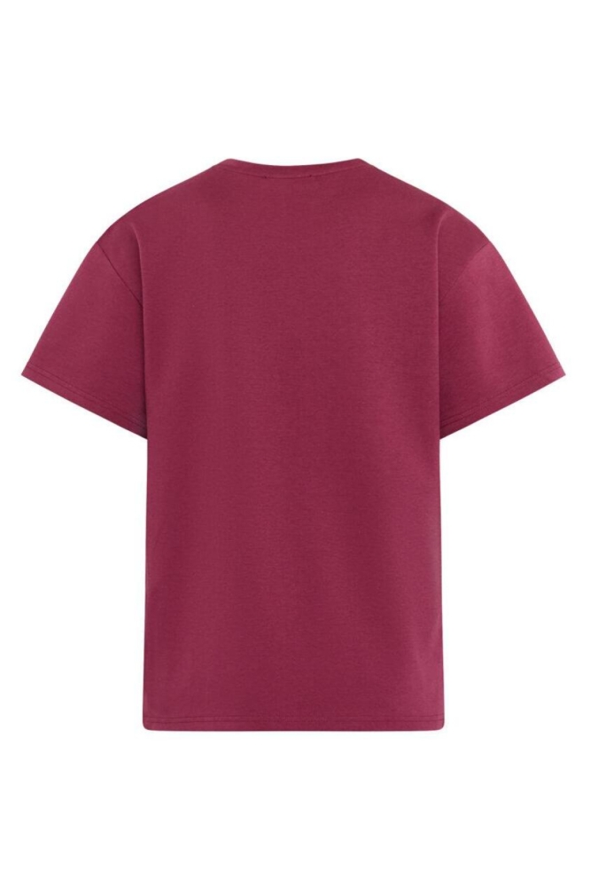 SisterS point bordeaux dames t-shirt | Achteraanzicht
