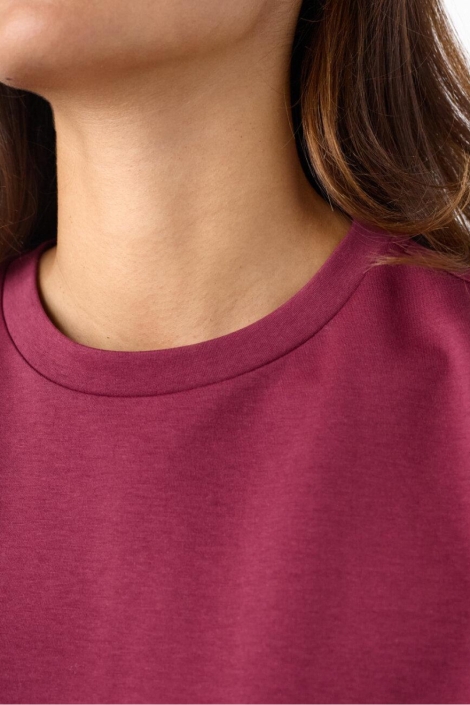 SisterS point bordeaux dames t-shirt | Close up