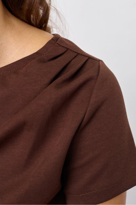 SisterS point bruine dames t-shirt | Close up