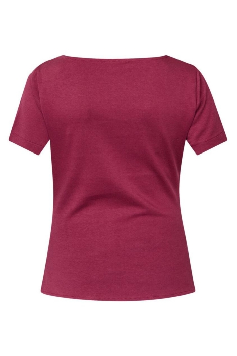 SisterS point bordeaux dames t-shirt | Achteraanzicht