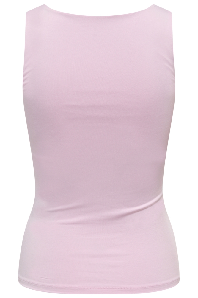 Only roze dames top | Achteraanzicht