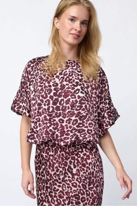 SisterS point roze dames top | Model vooraanzicht