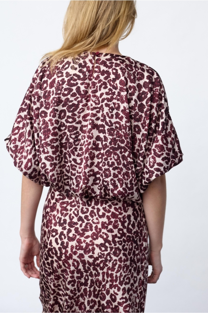 SisterS point roze dames top | Model achteraanzicht