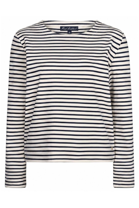 Red Button blauwe dames t-shirt | Vooraanzicht