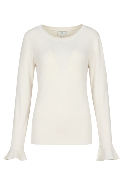 C&S The Label zand dames trui | Vooraanzicht
