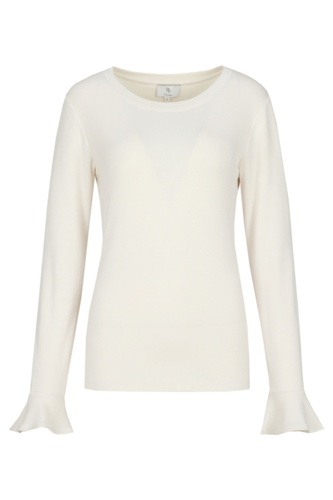 C&S The Label zand dames trui | Vooraanzicht