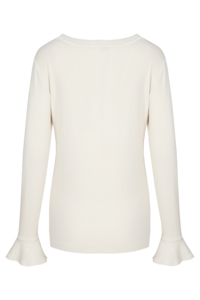 C&S The Label zand dames trui | Achteraanzicht