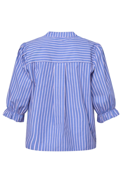 SisterS point blauwe dames blouse | Achteraanzicht