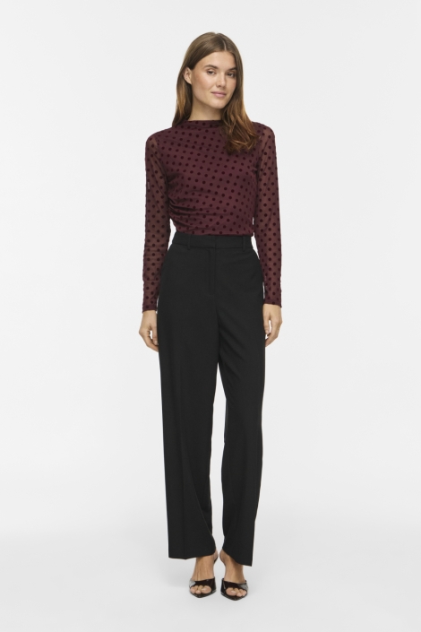 Vila bordeaux dames top | Model