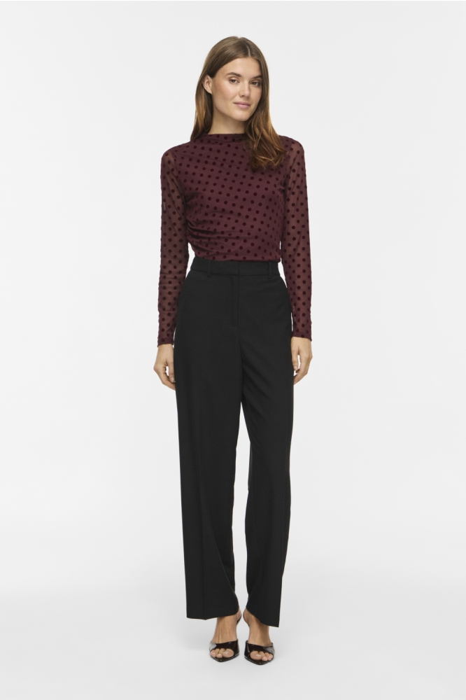 Vila bordeaux dames top | Model