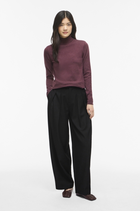 Vila bordeaux dames trui | Model
