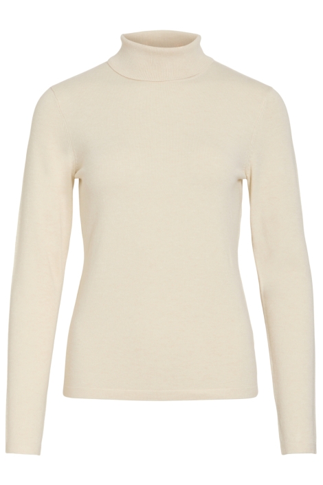 Vila beige dames trui | Vooraanzicht