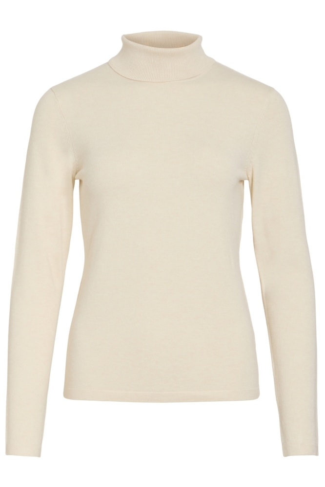 Vila beige dames trui | Vooraanzicht