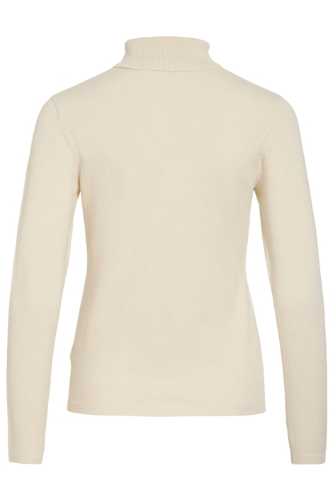 Vila beige dames trui | Achteraanzicht