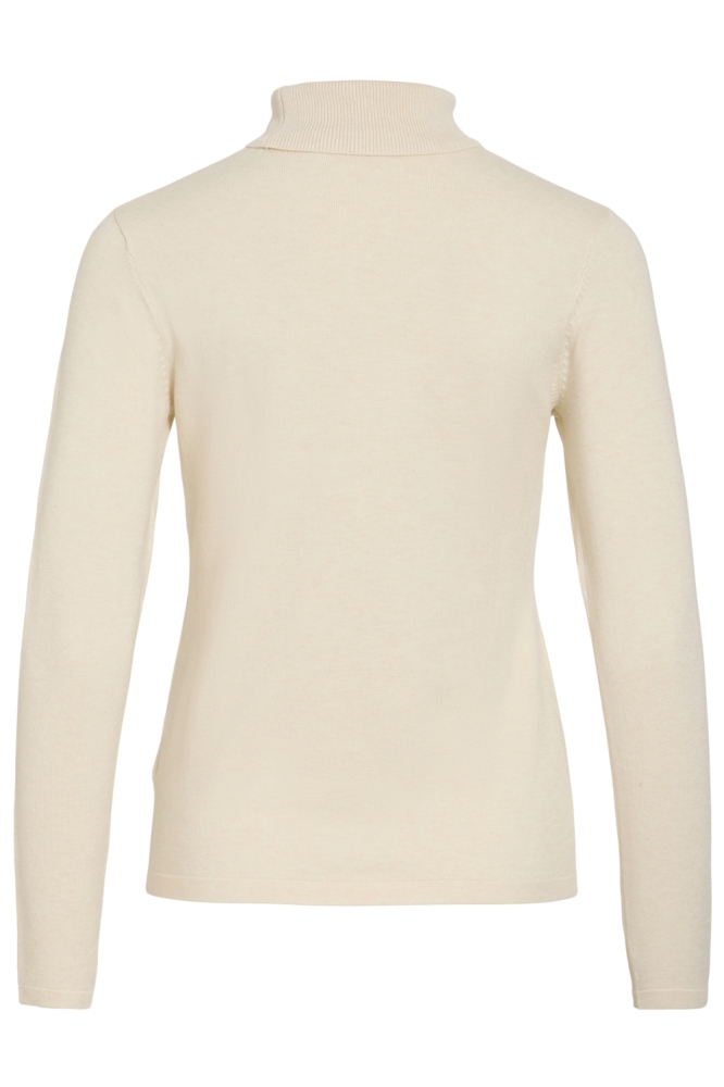 Vila beige dames trui | Achteraanzicht