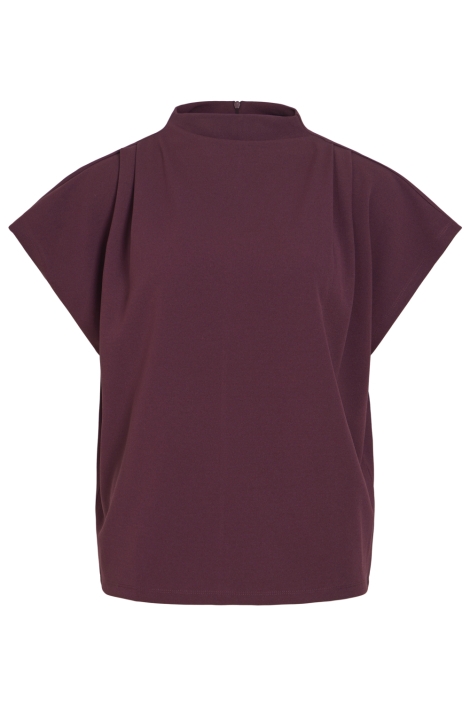 Vila bordeaux dames t-shirt | Vooraanzicht
