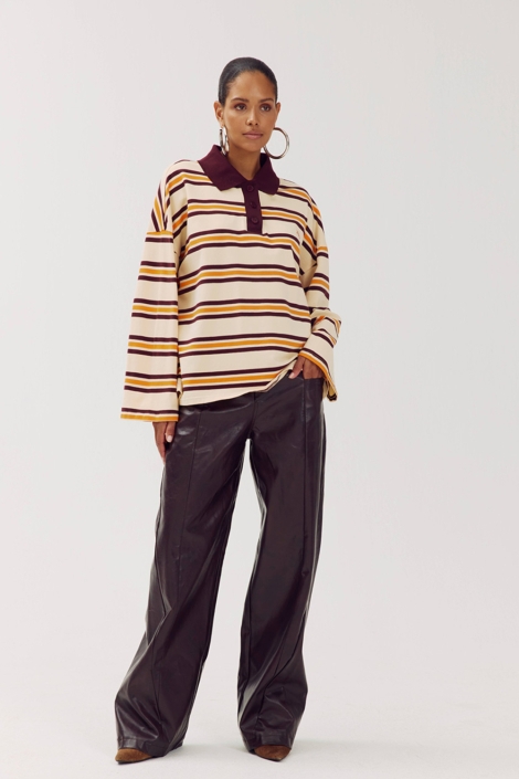 Harper & Yve beige dames t-shirt | Model