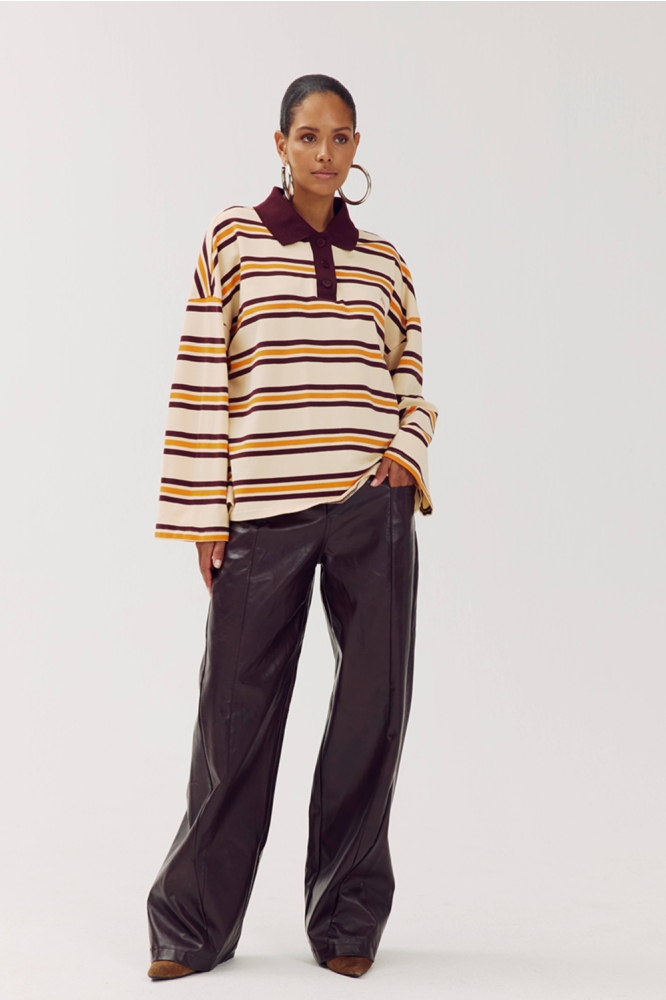 Harper & Yve beige dames t-shirt | Model
