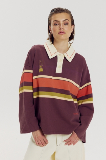 Harper & Yve T-shirt POLLIE JU AW6Y503 635 HUCKLEBERRY