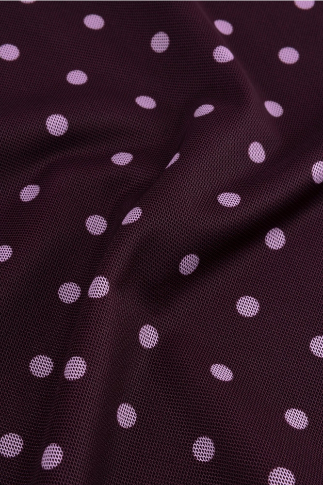 Ydence paarse dames top | Kleurstaal