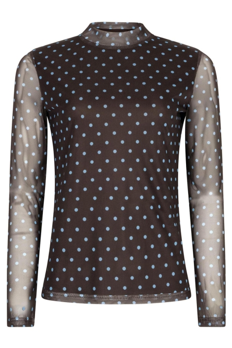 Ydence bruine dames top | Vooraanzicht