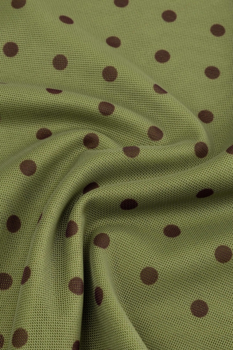 Ydence groene dames top | Kleurstaal