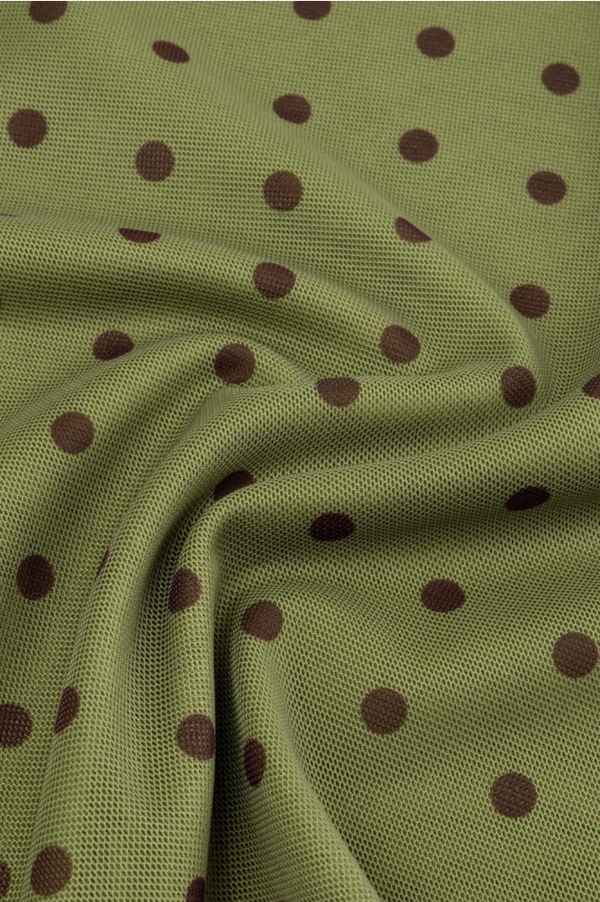 Ydence groene dames top | Kleurstaal