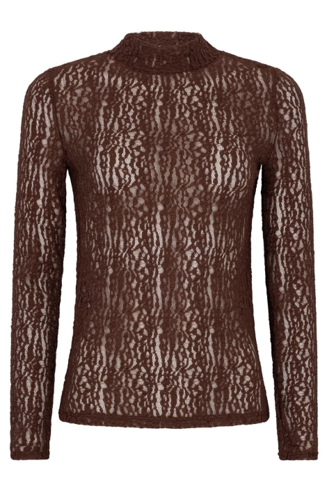 Ydence bruine dames top | Vooraanzicht