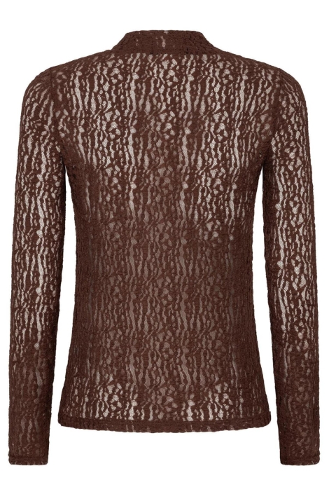 Ydence bruine dames top | Achteraanzicht
