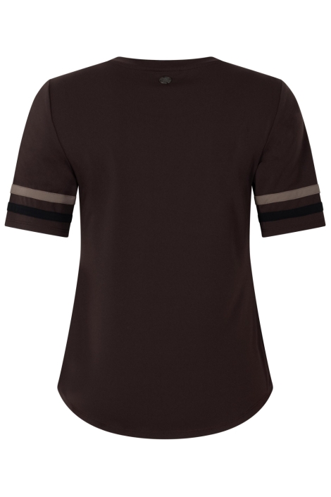 Ann&You bruine dames t-shirt | Achteraanzicht