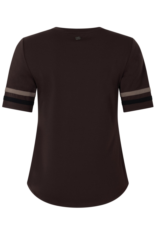 Ann&You bruine dames t-shirt | Achteraanzicht