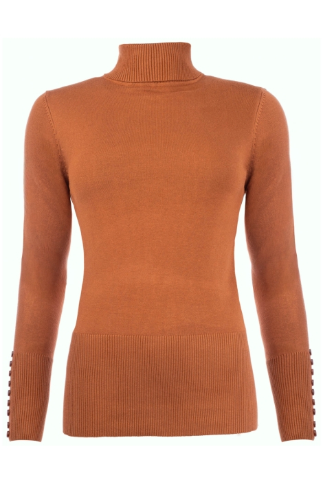 NED camel dames trui | Vooraanzicht