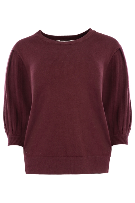 NED bordeaux dames trui | Vooraanzicht