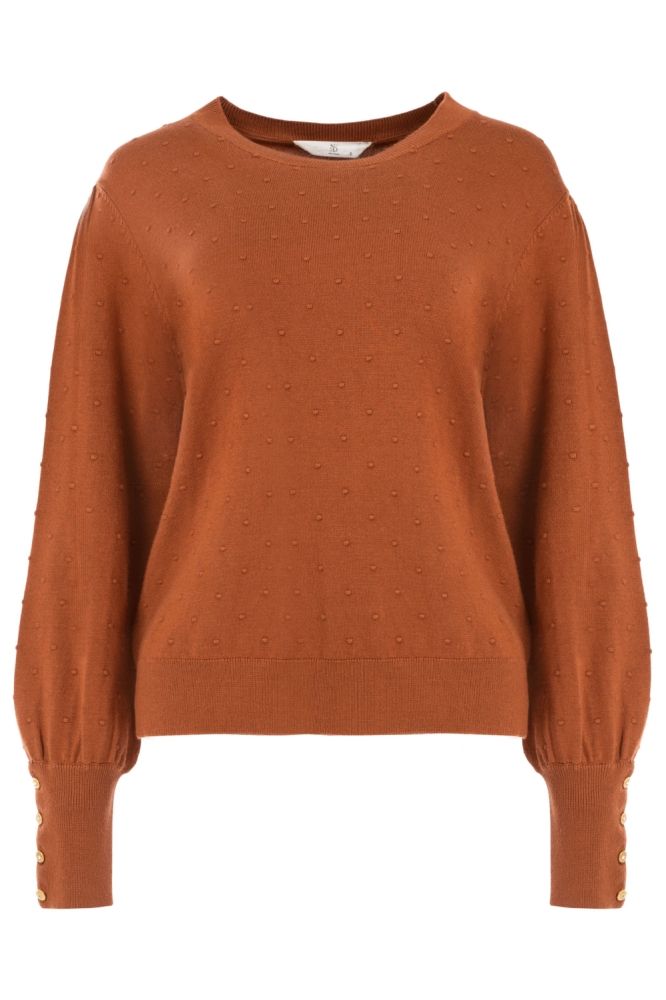 NED camel dames trui | Vooraanzicht