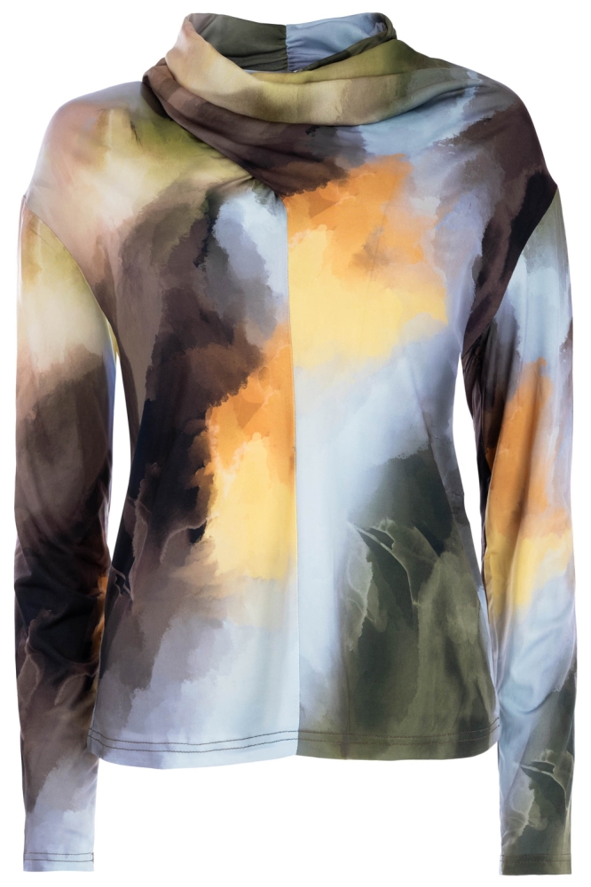 NED multi color dames t-shirt | Vooraanzicht