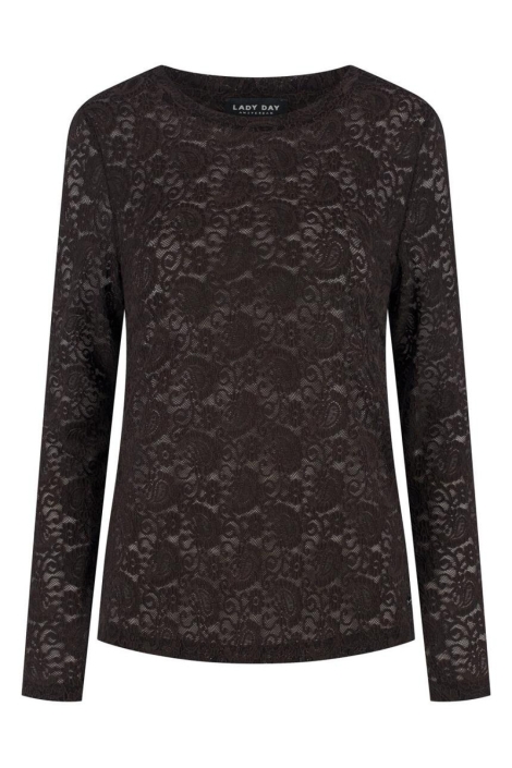 Lady Day bruine dames t-shirt | Vooraanzicht