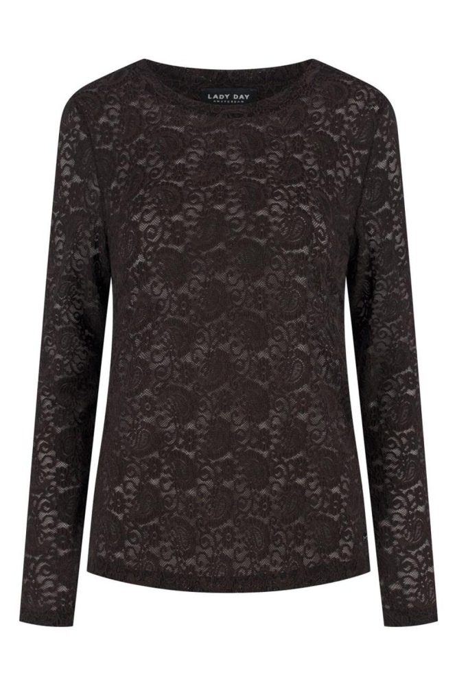 Lady Day bruine dames t-shirt | Vooraanzicht