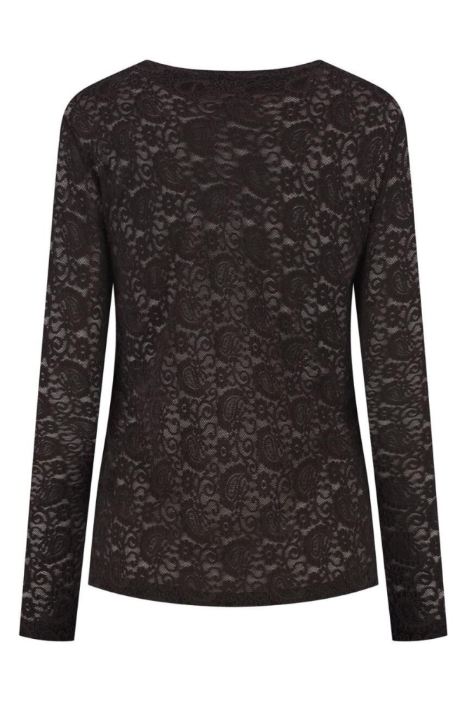 Lady Day bruine dames t-shirt | Achteraanzicht