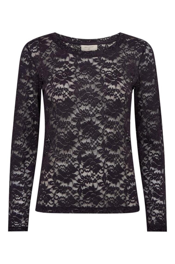 Freequent paarse dames top | Vooraanzicht