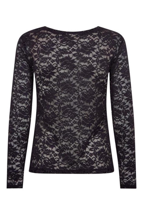 Freequent paarse dames top | Achteraanzicht