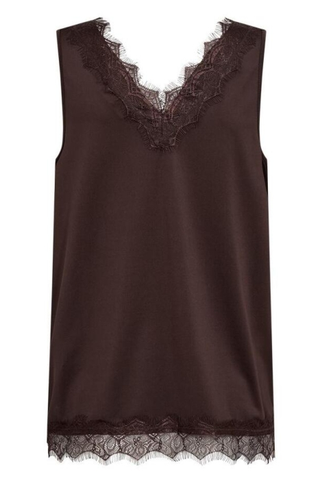 Freequent bruine dames top | Vooraanzicht