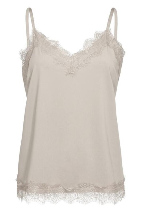 Freequent beige dames top | Vooraanzicht