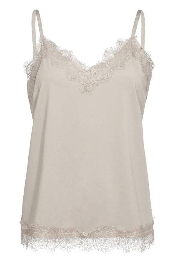 Freequent beige dames top | Vooraanzicht