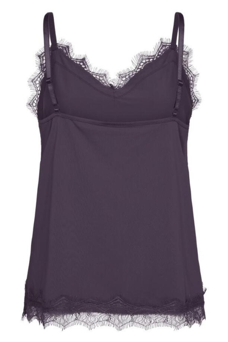 Freequent paarse dames top | Achteraanzicht