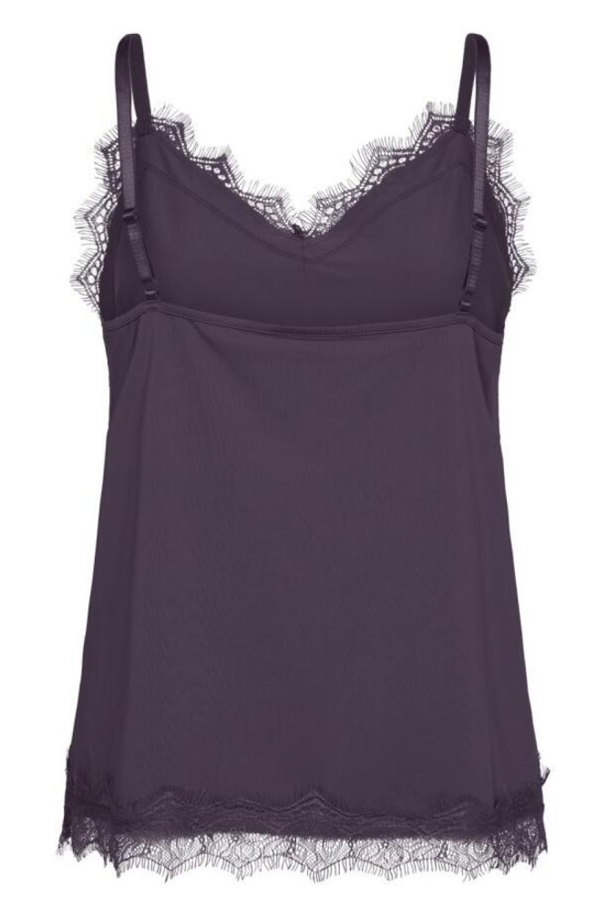 Freequent paarse dames top | Achteraanzicht