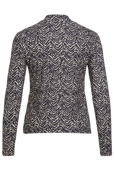 Vila beige dames top | Achteraanzicht