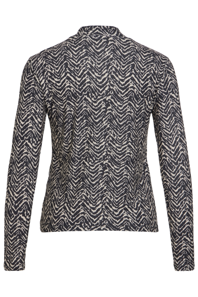 Vila beige dames top | Achteraanzicht