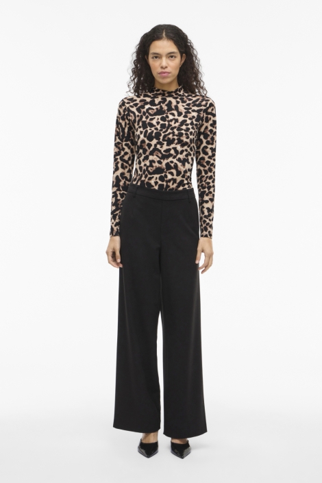 Vila zwarte dames top | Model